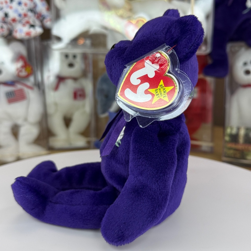 👑❤️No Tush Stamp - 1997 Princess Diana Beanie Baby - China PE - MWMT - Picture 7 of 16